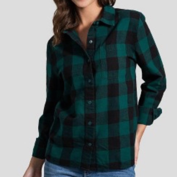 SO Tops - Green Flannel
